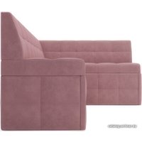 Угловой диван Мебель-АРС Атлантис правый 212x84x135 (велюр пудра НВ-178 18)