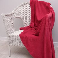 Плед Casa Conforte Nonna Inspiration 110x150 6155307 (малиновый)