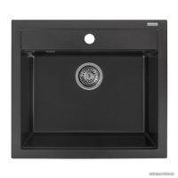 Кухонная мойка Aquasanita Quadro SQQ100W (графит 222)