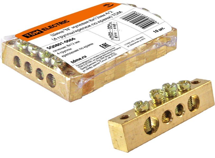 

Нулевая шина TDM Electric SQ0801-0066