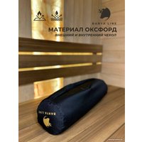 Валик под ноги Banya Line Валик под ноги для парения в бане (гречиха, черный)