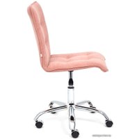 Офисное кресло TetChair Зеро (флок, розовый)