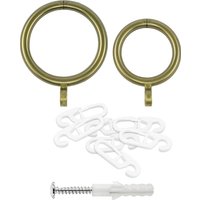 Карниз для штор Sundays Home Лайт Ветка 25мм+16мм двухрядный (антик, 2.4м)