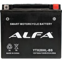 Мотоциклетный аккумулятор ALFA YTX20HL-BS (18 А·ч)