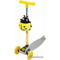 Трехколесный самокат Ridex Loop (серый/желтый)