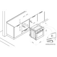 Электрический духовой шкаф Korting OKB 481 CRB