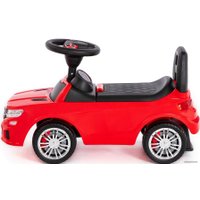 Каталка Полесье SuperCar №6 со звуковым сигналом 84590 (красный)