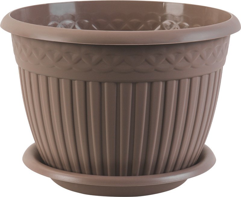 

Кашпо La Decoro Византия (15 л, мокачино)