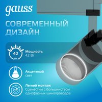 Трековый светильник Gauss TR074