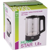 Электрический чайник HomeStar HS-1008 (черный)