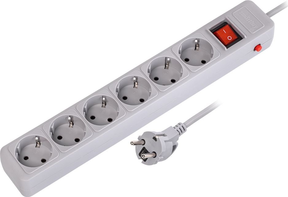 

Сетевой фильтр SmartBuy SBSP-6-30-G