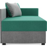 Тахта Олмеко Мальта М (жаккард, тесла грин/жаккард, тесла серый)