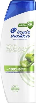 

Шампунь Head & Shoulders Уход за чувствительной кожей головы против перхоти 4 0 мл