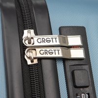 Чемодан-спиннер Grott 340-614/3-18BLU (голубой)