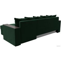 Угловой диван Лига диванов Дубай лайт правый 114150 (велюр зеленый)