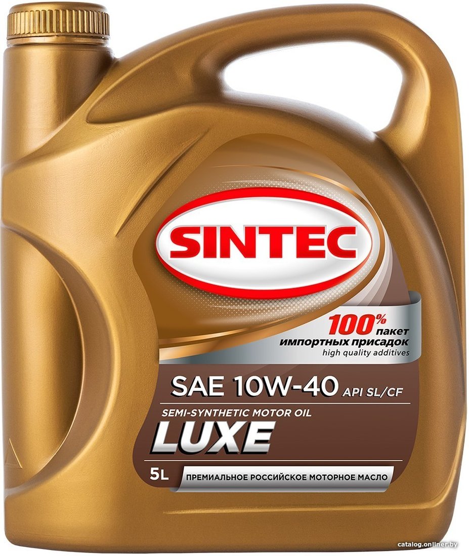 Моторное масло Sintec Lux 10W-40 API SL/CF 5л