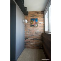 Декоративный кирпич Подворье Феодал Кирпич Мирский угловой (белый)