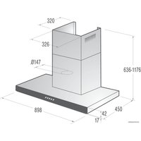 Кухонная вытяжка Gorenje WHT941E4XBG