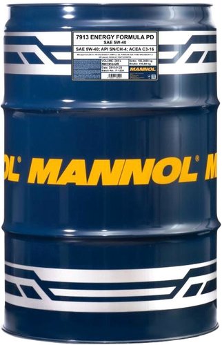 Моторное масло Mannol Energy Formula PD 5W-40 208л