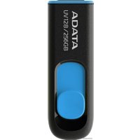 USB Flash ADATA DashDrive UV128 256GB (черный/синий)