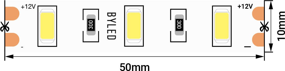 Светодиодная лента Byled BLS5630-60-12-12-WW