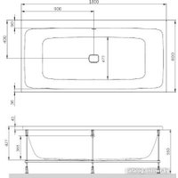 Ванна AM.PM Func 180x80 W84A-180-080W-A