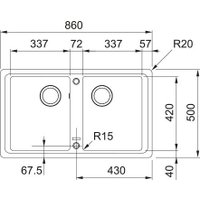 Кухонная мойка Franke Basis BFG 620-34-34 114.0676.267 (миндаль)