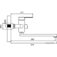 Смеситель Ledeme H33 L2233