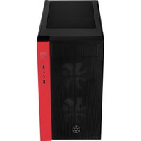 Корпус SilverStone RL08 (черный/красный)