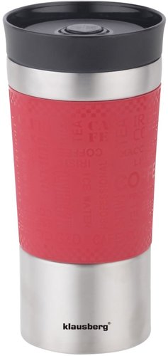 Термокружка Klausberg KB-7333 0.38л (красный)