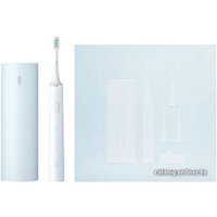 Электрическая зубная щетка Xiaomi Mijia Sonic T500C (футляр, 4 насадки, китайская версия, голубой)