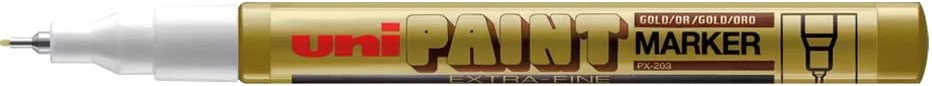 

Маркер художественный UNI Mitsubishi Pencil Paint 0.8мм PX-203 GOLD (золотой)