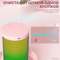 Проводной микрофон Maono DGM20 (розовый)