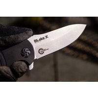 Складной нож Kizlyar Supreme Bloke X N690 StoneWash