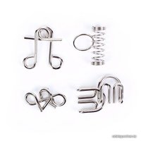 Головоломка Puzzle Загадки Эйнштейна Металлическая 2528228 (4 шт)