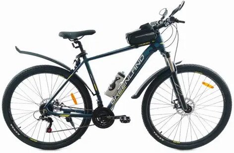 

Велосипед Greenland OASIS 2.0 26 р.14 2026 (синий/желтый)