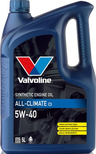 Моторное масло Valvoline All-Climate (Diesel) C3 5W-40 5л