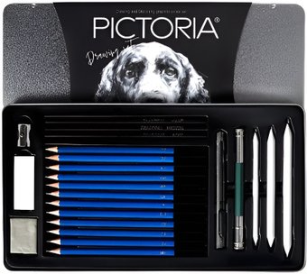 Набор простых карандашей Pictoria SDS23 (23 шт)