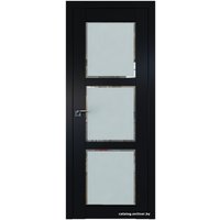 Межкомнатная дверь ProfilDoors 2.13U L 60x200 (черный матовый, стекло square матовое)
