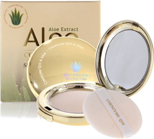 

Компактная пудра Enough Coenzyme Q10 Aloe Silky Sun Twowaycake тон 13