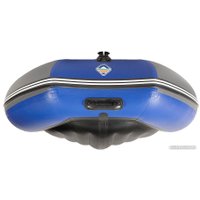 Моторно-килевая лодка Пилот 380 НДНД (серый/синий)