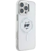 Чехол для телефона Lagerfeld PC/TPU NFT Choupette Head Metal camera (MagSafe) для iPhone 16 Pro KLHMP16LHLSCHH