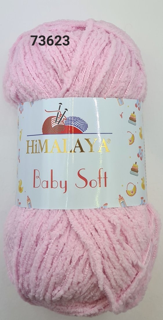 

Пряжа для вязания Himalaya Baby Soft 73623 (нежно-розовый)