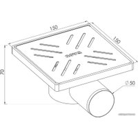 Трап/канал Nova Plastik 5026