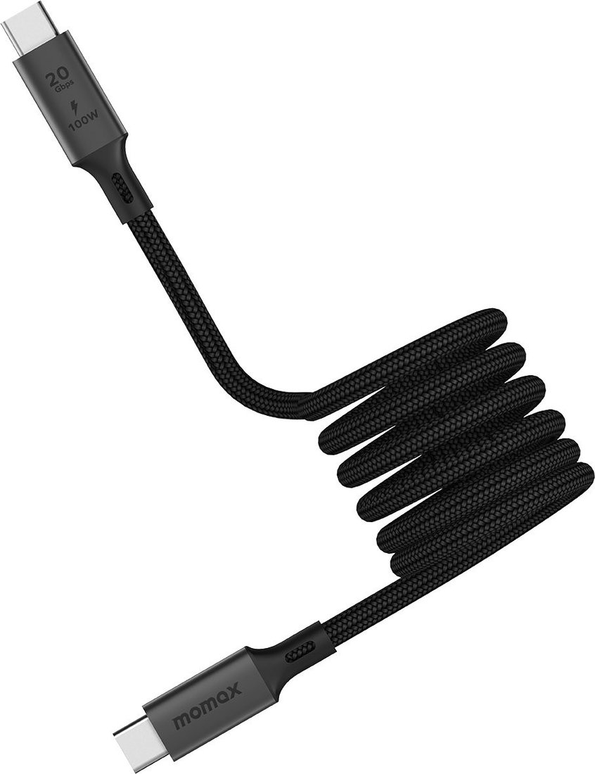 

Кабель Momax DC51D USB 3.2 Gen2 Type-C - USB 3.2 Gen2 Type-C (1 м, черный)
