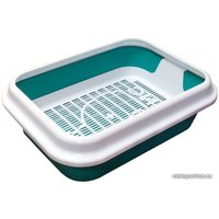 Туалет-лоток ZooExpress Мегакис 11161 (с сеткой и рамкой)