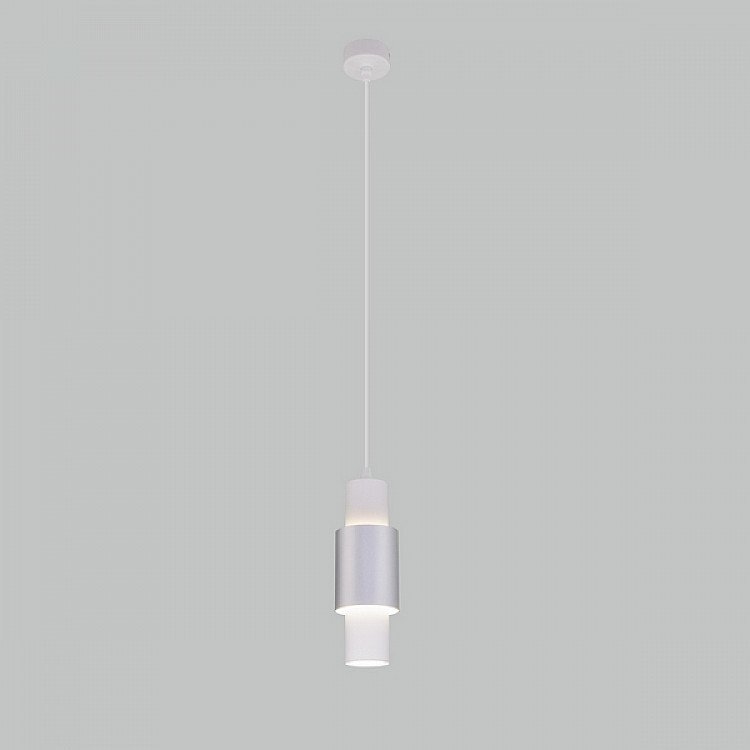 

Подвесная люстра Евросвет Bento 50204/1 LED белый/матовое серебро