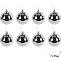 Елочная игрушка Золотая сказка Новогодний Блеск 592594 (серебристый)