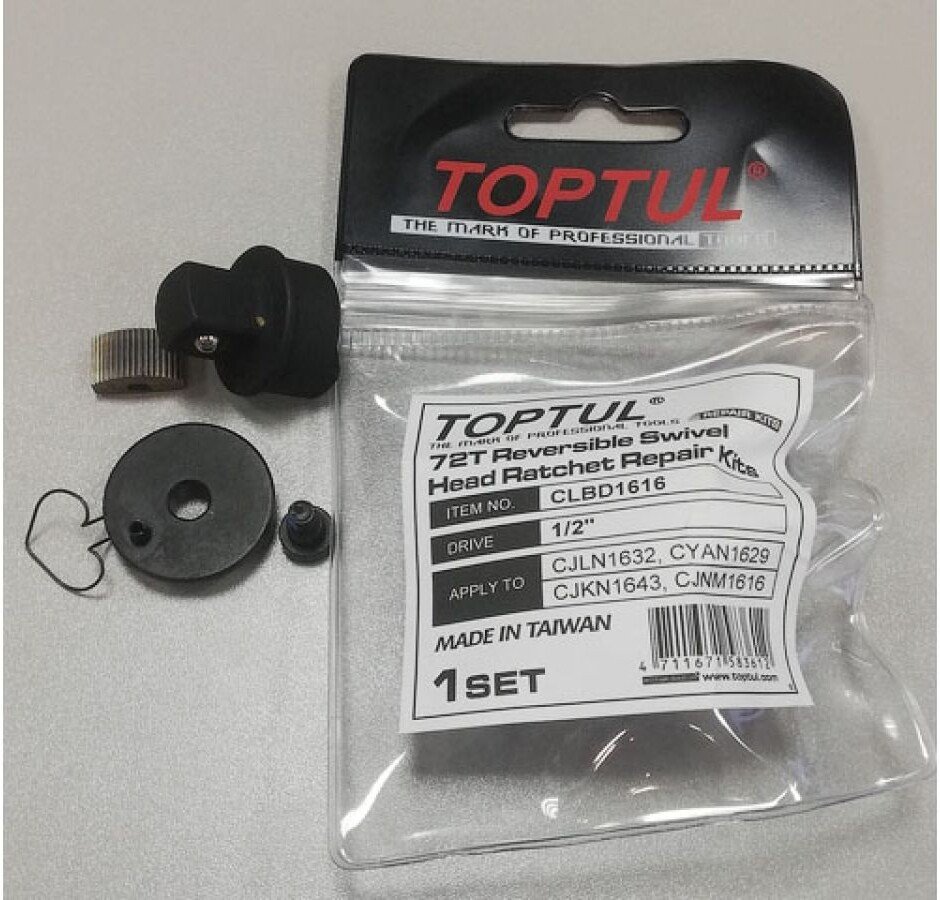 

Ремкомплект Toptul для CJLN1632, CYAN1629, CJKN1643, CJNM1616