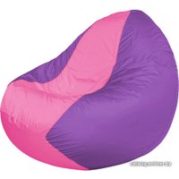 Кресло-мешок Flagman Classic К2.1-210 (сиреневый/розовый)